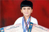 Mangalorean kid Nesar  wins 2 medals in Karate championship at Colombo